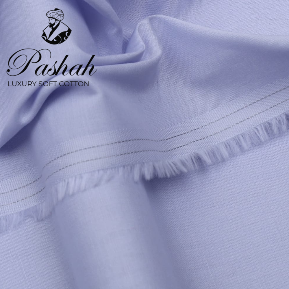 Pasha Premium cotton unstitched suit for men IPurple Sky